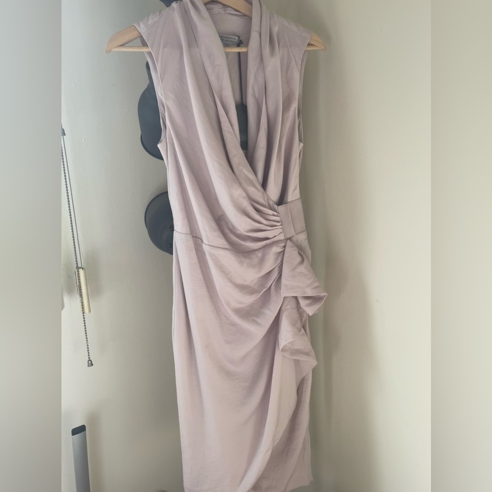 AllSaints Pink Dress
